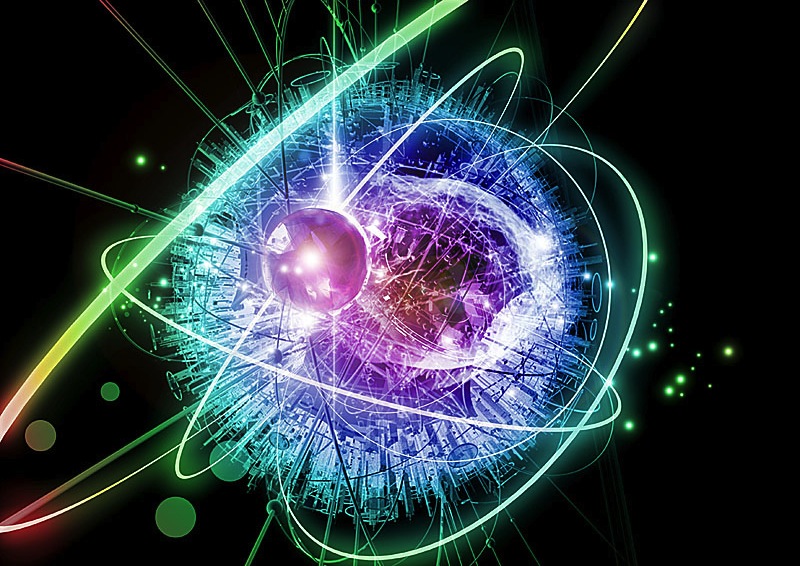 Illustration representing brain tissue and neural structures