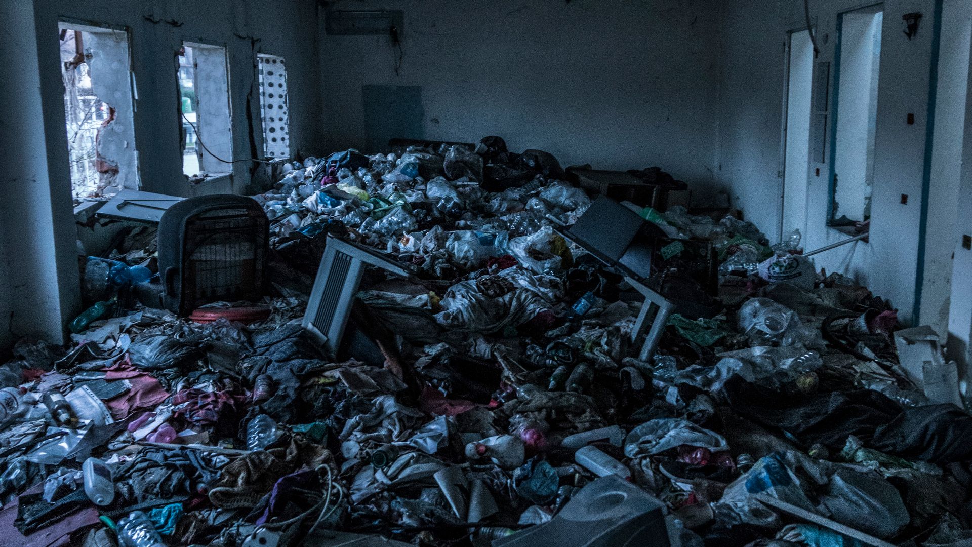 Extreme house clearance property in Northern Ireland