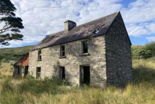 large abandoned house in Monaghan Ireland