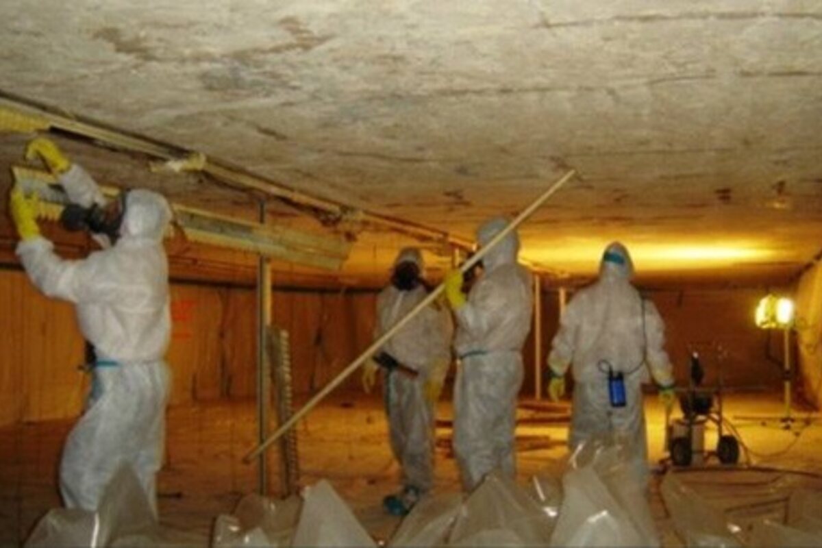 Bedroom requiring specialist trauma scene cleaning